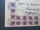 Delcampe - AD Württemberg 1923 Infla Massenfrankatur Nr. 168 U. 170 Mit 81 Marken!! Infla Geprüft!! Dienstpost - Lettres & Documents