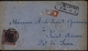 Allemagne Grand Duché De Bade N°4 9k Rose Lilas Oblit Cercle Concentrique Heidelberg Ambulant PD Rouge Octogonal - Covers & Documents