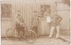 ITZEHOE Geschäftszimmer Feldartillerie Regiment Graf WALDERSEE Fahrrad 27.6.1905 Original Private Fotokarte Der Zeit - Itzehoe