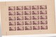 FRANCE  PAIRE 462/3  DEBUSSY ET BALZAC EN FEUILLES DE 25 NON PLIEES  TIMBRES MNH**  COTE MINIIMUM  625 EUROS - Full Sheets