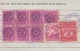 REP-180 CUBA REPUBLICA REVENUE (LG-1165) 10c (7) TIMBRE NACIONAL 1954 + PALACIO DE JUSTICIA. COMPLETE DOC - Postage Due
