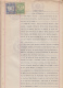 REP-204 CUBA REPUBLICA REVENUE (LG-1108) SEGURO ABOGADOS 1940 + 1$ SEGURO ABOGADOS 1948. COMPLETE DOC  DATED 1950. - Strafport