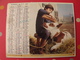 Calendrier Illustré En Carton De 1976. Almanach Des PTT Postes Facteur. Oberthur. Mouton Veau Enfants - Grand Format : 1971-80