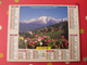 Calendrier Illustré En Carton De 1995. Almanach Des PTT Postes Facteur. Oberthur. Montagne - Grand Format : 1991-00