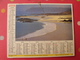 Calendrier Illustré En Carton De 1977. Almanach Des PTT Postes Facteur. Obetrhur. Plage Mer - Grossformat : 1971-80