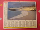 Calendrier Illustré En Carton De 1977. Almanach Des PTT Postes Facteur. Obetrhur. Plage Mer - Tamaño Grande : 1971-80