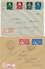 NORGE / NORWEGEN - 8 Belege Aus 1941-1943 -  Big Letter, Dispatch = 7,70 EURO (registered Mail) - Colecciones