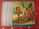 Calendrier Illustré En Carton De 1982. Almanach Des PTT Postes Facteur. Fillette Chien Cheval - Grand Format : 1981-90