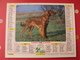 Calendrier Illustré En Carton De 1990. Almanach Des PTT Postes Facteur. Chien - Grand Format : 1981-90