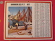 Calendrier Illustré En Carton De 1972. Almanach Des PTT Postes Facteur. Castel De Maussac, Torrent Montagnard, Port De P - Grand Format : 1971-80