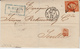 LETTRE DU PARIS A SEVILLA -ESPAGNE-  1867 - AVEC NUM.23  EMPIRE FRANÇAIS - 1863-1870 Napoléon III Lauré