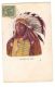 CHIEF RED CLOUD - INDIAN - EMBOSSED POSTCARD - STAMP - 1906 - RARE - Indiens D'Amérique Du Nord