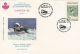 53611- ROMANIAN ARCTIC EXPEDITION, BYLOT-CANADA, LONG TAILED DUCK, SPECIAL COVER, 1992, ROMANIA - Expéditions Arctiques