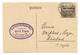 Saargebiet, Saarbrücken ( Adolf Frank ) 1921 Nach Auerbach - Postal Stationery