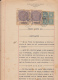 REP-213 CUBA REPUBLICA REVENUE (LG-1117) 5c (4) TIMBRE NACIONAL 1932 + JUBILACION NOTARIAL 1928 COMPLETE DOC DATED 1932. - Timbres-taxe