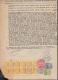 REP-219 CUBA REPUBLICA REVENUE (LG-1123) 1 + 1c (12) TIMBRE NACIONAL 1958 + PALACIO DE JUSTICIA 1952 + JUBILACION NOTARI - Timbres-taxe