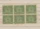 REP-224 CUBA REPUBLICA REVENUE (LG-1128) 10c (6) GREEN TIMBRE NACIONAL 1937 PERF COMPLETE DOC DATED 1941. - Timbres-taxe