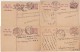 4 Diff., Place Postmark, , British India Jaipur State Postcard, Used Postal Stationery, Horse, Post Card - Jaipur