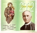 Calendrier 4 Volets 2002 Italien Buon Anno - Prêtre Curé Religion Saint S. Antonio E A Padre Annibale ... - Formato Piccolo : 2001-...