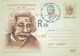 #BV6490 ALBERT EINSTEIN,SCIENTIST,COVER STATIONERY,OBLITERATION CONCORDANTE, 2004,ROMANIA. - Albert Einstein