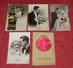 Lot 11 Cartes Postales Fantaisies - Couples De Mariés - Noces - Mariages - Fleurs - Femmes - Hommes - Portraits ---- 396 - Noces