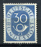 33266) BUND 30 Pfg. Posthorn Postfrisch Aus 1951, 60.- &euro; - Ungebraucht