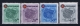 French Occ. Zone Würtemberg Mi 40A - 43A MNH/**/postfrisch/neuf Sans Charniere  1949 - Autres & Non Classés