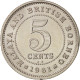 Monnaie, MALAYA & BRITISH BORNEO, 5 Cents, 1961, FDC, Copper-nickel, KM:1 - Malaysia