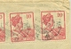 Nederlands Indië - 1917 - 4 Zegels Op R-cover Lokaal Soekaboemi - Nederlands-Indië