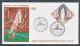 Monaco 1979 Lot De 3 Enveloppes Centenaire De La Mort De Sainte Bernadette - FDC