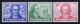 Berlin:  Mi Nr 61 - 63 MNH/**/postfrisch/neuf Sans Charniere  1949  Goethe 63 Has A Light Spot In Gum - Nuevos