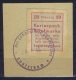 Bi Zone : Lauterbach Hessen Kurierpost-Briefmarke Mi Nr I  On Frangment RRR - Used