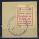 Bi Zone : Lauterbach Hessen Kurierpost-Briefmarke Mi Nr I  On Frangment RRR - Sonstige & Ohne Zuordnung
