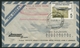 1959 Argentina, Primo Volo First Fly Erstflug Aerolinas Argentinas Buenos Aires - Luxemburgo, Timbro Di Arrivo - Storia Postale