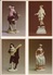 The Commedia Dell'Arte. Personages In 18th-century German Porcelain Statuary, Hermitage Leningrad 16 Postcards In Folder - Cartes Porcelaine