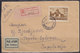 Bulgaria 1949 Airmail Registered Letter From Sofia To Topola (YU) Special Airmail Postmark - Luftpost