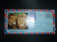 CL PAR AVION AFFIX FULL AIR MAIL POSTAGE OBL.MEC.27 III 1981 DURBAN + TAXE + LIONS + ELEPHANTS - Lettres & Documents