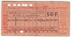 Ticket. Carte De Tram. STIB/MIVB. Publicité "A La Bourse, Bruxelles". - Europe