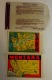 2 Vieilles Cartes Montana Et Washington USA, Decalque Pour Valise De Voyages Et Feuillet D'instruction - 4 Scans - Roadmaps