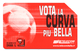 Italie, Telecom, Scheda Telefonica 2,58 Eur., Thème, Sport, Ballon, Concours "Vota La Curva" - Sport