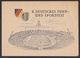 East Germany / DDR / GDR: Commemorative Booklet, 1956, 4 Stamps, Turn & Sportfest, Sports, Athletics (traces Of Use) - Andere & Zonder Classificatie