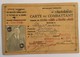 Carte Du Combattant Du BAS RHIN 1935 - 1940 - Documents Historiques