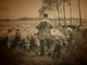 Années 1920-1930 Gravure Pastorale LE PRINTEMPS Représentant Un Berger Au Milieu De Ses Moutons Hors-tout 49 Cm X 34 Cm - Autres & Non Classés