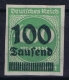 Deutsche Reich:  Mi Nr 290 U Ungezahnt  MNH/**/postfrisch/neuf Sans Charniere - Ungebraucht