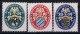 Deutsche Reich:  Mi Nr 375 - 377 MNH/**/postfrisch/neuf Sans Charniere 1925  Nothilfe - Nuovi