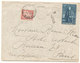 1930 OMSLAG MET COB304 V. BRUSSEL N. PARIJS MET FRANSE TAXE33(Y&T) - Covers & Documents