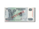 Billet, Congo Democratic Republic, 100 Francs, 2007, 31.07.2007, KM:98s, NEUF - Demokratische Republik Kongo & Zaire