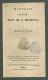 VD4172 Original Brochure Festspiel To Carl M V Weber Composer Memory 1842 Riga - Unclassified