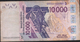 WA.S. Letter D = Mali P418Df 10000 Francs (20)08 FINE Has 7 P.h. ! - West African States