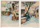 Arbres Paysages Neige 3 Cartes éditeur Barré Dayez 1950 état Superbe - Bomen